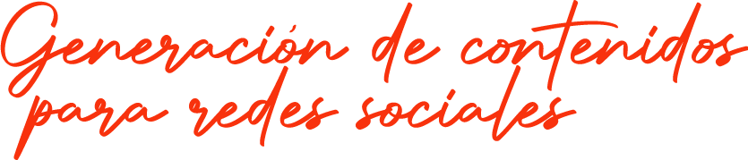 Generación de contenidos para redes sociales